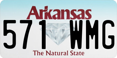 AR license plate 571WMG