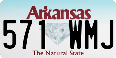 AR license plate 571WMJ