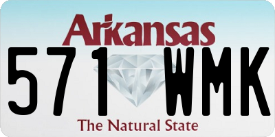 AR license plate 571WMK