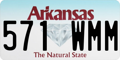 AR license plate 571WMM