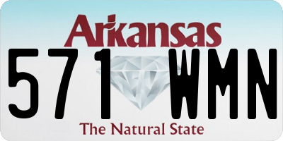AR license plate 571WMN