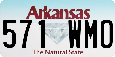 AR license plate 571WMO