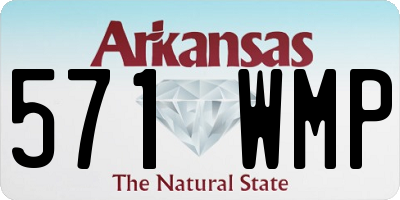 AR license plate 571WMP
