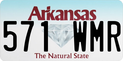 AR license plate 571WMR