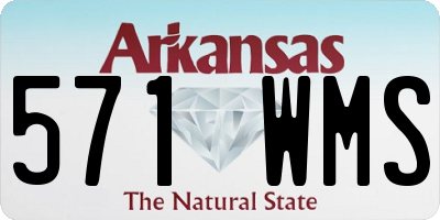 AR license plate 571WMS