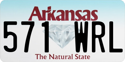 AR license plate 571WRL