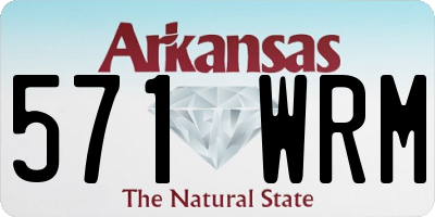 AR license plate 571WRM