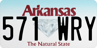 AR license plate 571WRY