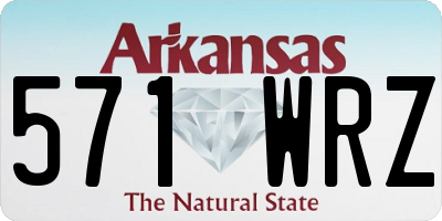 AR license plate 571WRZ