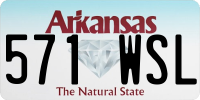 AR license plate 571WSL