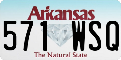 AR license plate 571WSQ