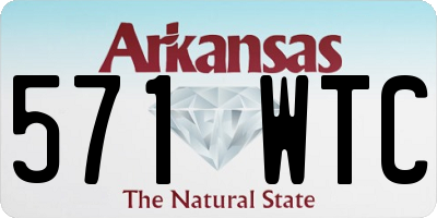 AR license plate 571WTC