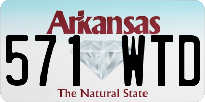 AR license plate 571WTD