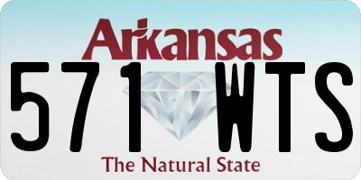 AR license plate 571WTS