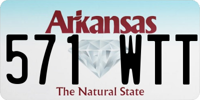 AR license plate 571WTT