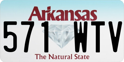 AR license plate 571WTV