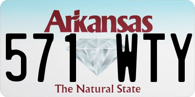 AR license plate 571WTY