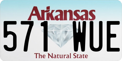AR license plate 571WUE