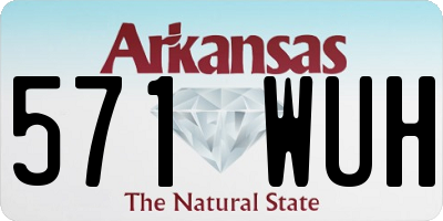 AR license plate 571WUH