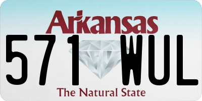 AR license plate 571WUL