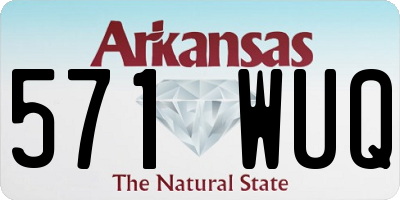 AR license plate 571WUQ