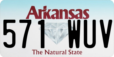 AR license plate 571WUV