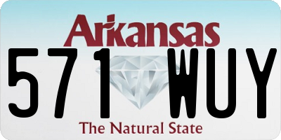 AR license plate 571WUY