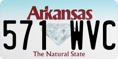 AR license plate 571WVC