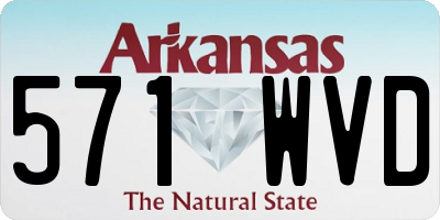 AR license plate 571WVD