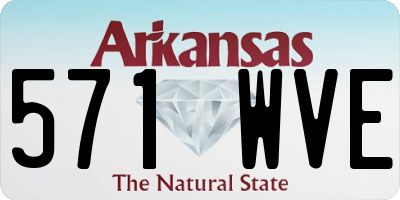 AR license plate 571WVE