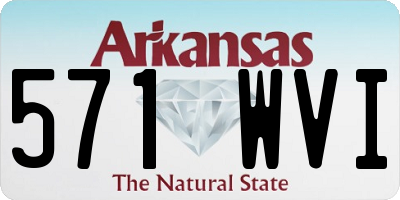 AR license plate 571WVI