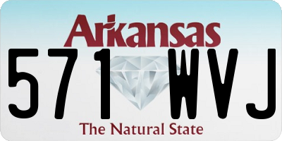 AR license plate 571WVJ