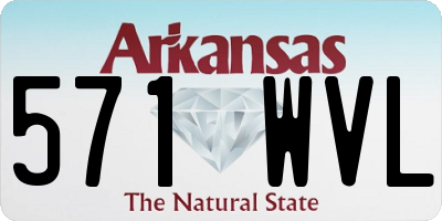 AR license plate 571WVL