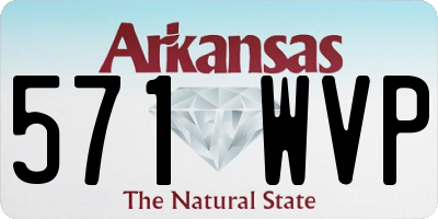 AR license plate 571WVP