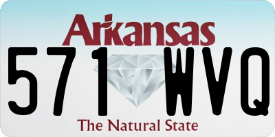 AR license plate 571WVQ