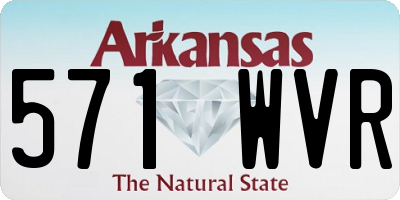 AR license plate 571WVR