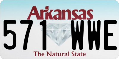 AR license plate 571WWE