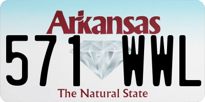 AR license plate 571WWL