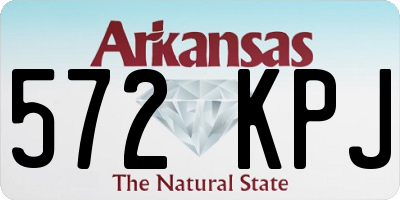 AR license plate 572KPJ