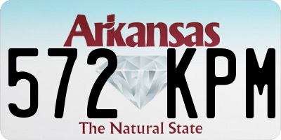 AR license plate 572KPM