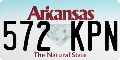 AR license plate 572KPN