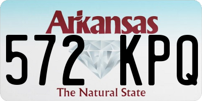 AR license plate 572KPQ