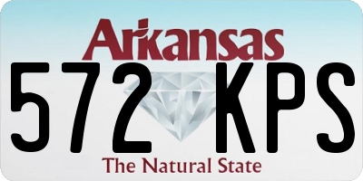 AR license plate 572KPS