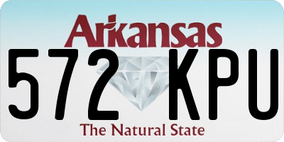 AR license plate 572KPU