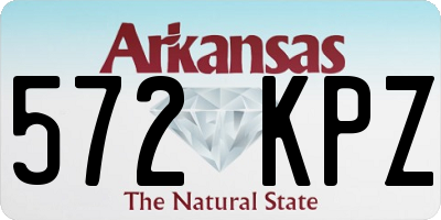 AR license plate 572KPZ