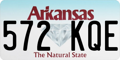 AR license plate 572KQE