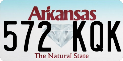 AR license plate 572KQK