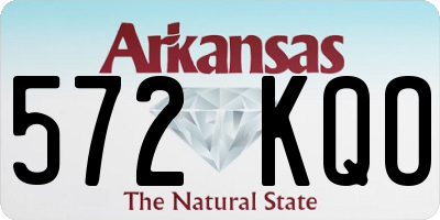 AR license plate 572KQO