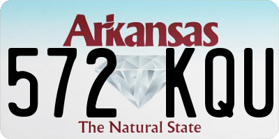 AR license plate 572KQU