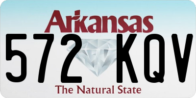 AR license plate 572KQV